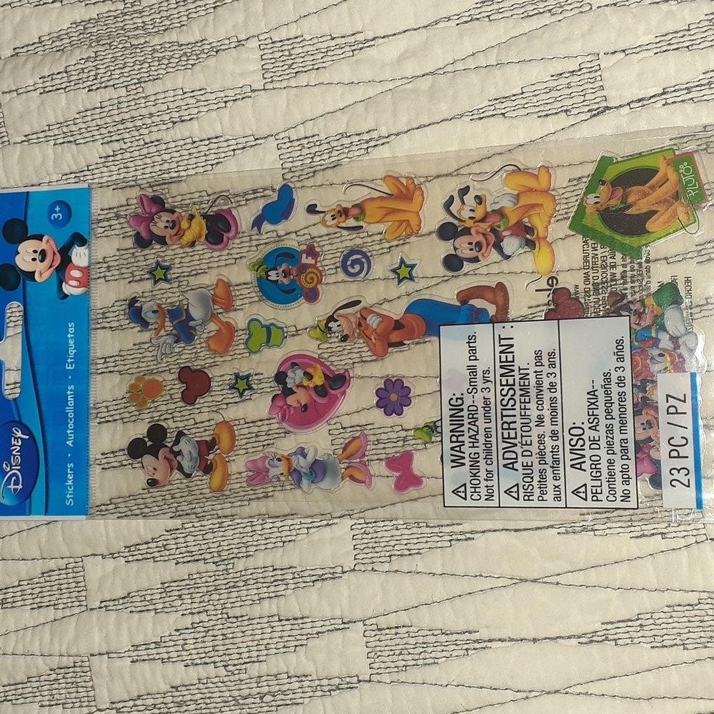 Disney character stickers